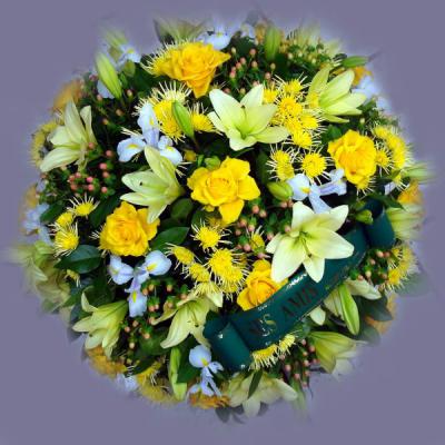 Réf: 5203 Coussin deuil dernier hommage