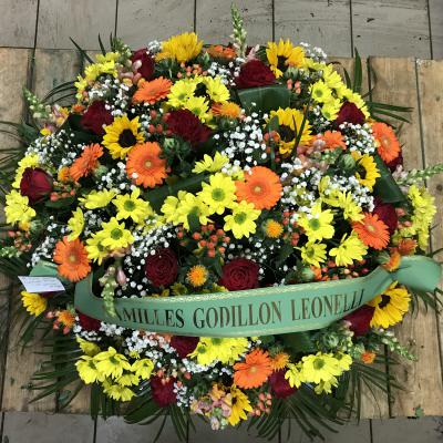 Réf: 5217 Coussin deuil dernier hommage