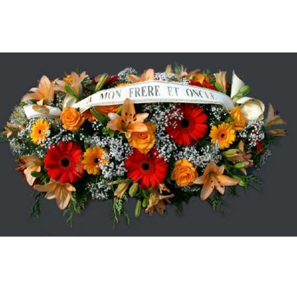 Réf: 5401 Raquette deuil dernier hommage