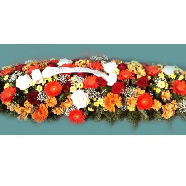 Réf: 5404 Raquette deuil dernier hommage