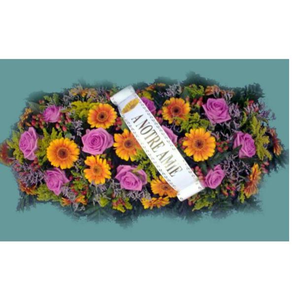 Réf: 5406 Raquette deuil dernier hommage