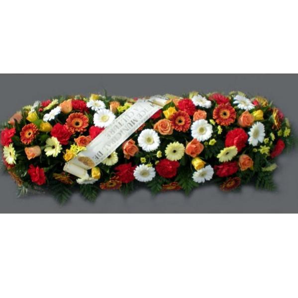 Réf: 5407 Raquette deuil dernier hommage