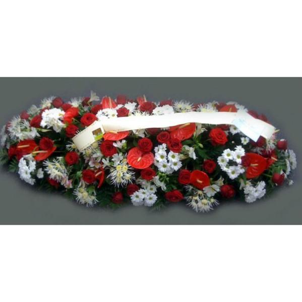 Réf: 5412 Raquette deuil dernier hommage