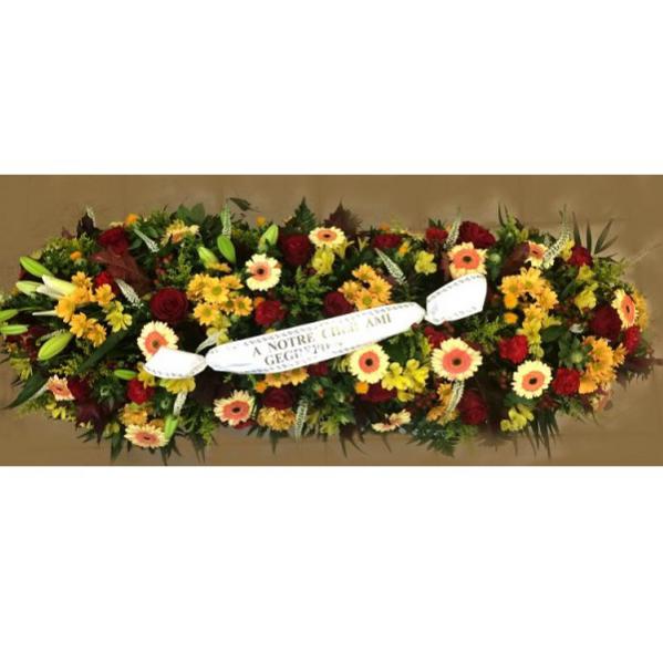 Réf: 5418 Raquette deuil dernier hommage