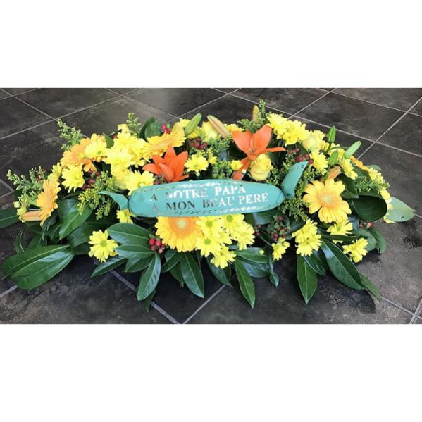 Réf: 5427 Raquette deuil dernier hommage