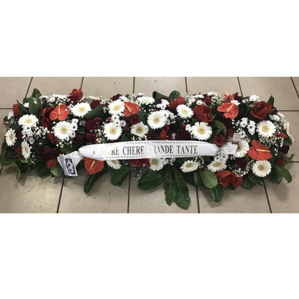 Réf: 5429 Raquette deuil dernier hommage