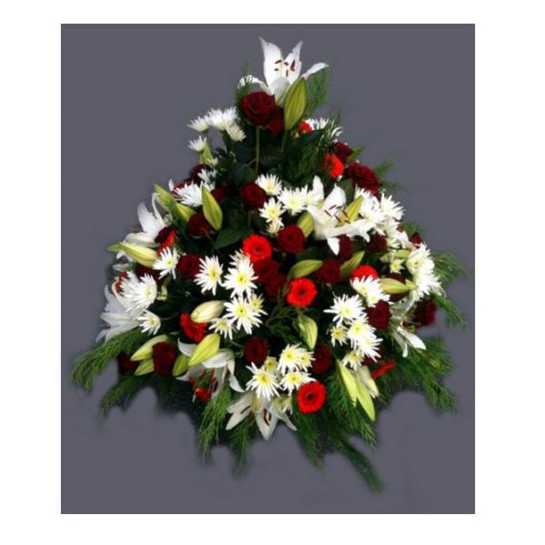 Réf: 5306 Coussin conique deuil dernier hommage