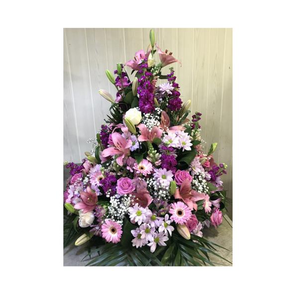 Réf: 5322 Coussin conique deuil dernier hommage