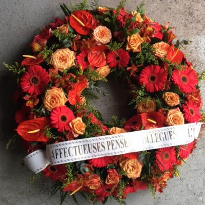 Réf: 5621 Couronne deuil dernier hommage