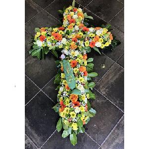 Réf: 5905 Croix deuil dernier hommage