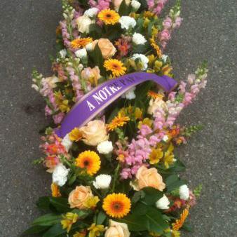 Réf: 5802 Raquette deuil dernier hommage