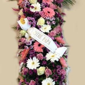 Réf: 5803 Raquette deuil dernier hommage