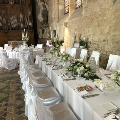 Mariage table des mariés @Fleurs de Conflans