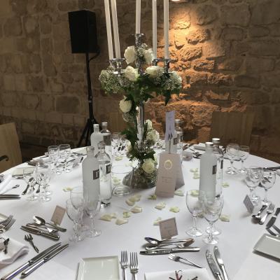 Mariage chandelier @Fleurs de Conflans