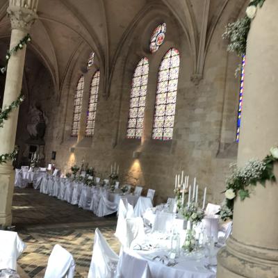 Mariage guirlande décorative @Fleurs de Conflans