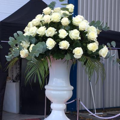 Mariage vase Médicis @Fleurs de Conflans