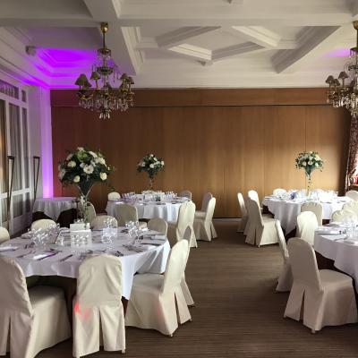 Mariage vase Martini @Fleurs de Conflans