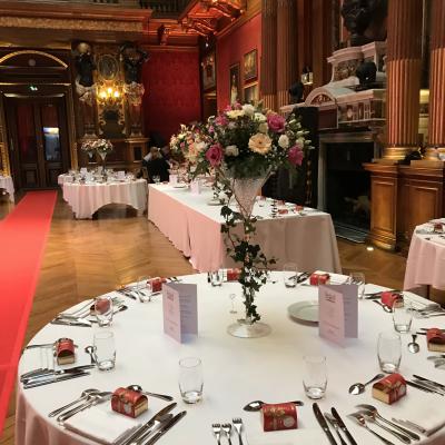 Mariage vase Martini @Fleurs de Conflans