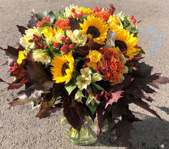 Bouquet de fleurs @fleursdeconflans.com